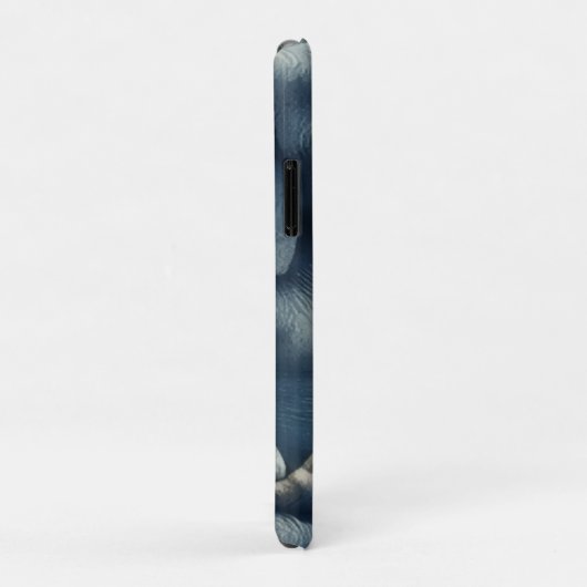 Blauwe Olifant Case-Mate iPhone Case (Achterkant/rechts)