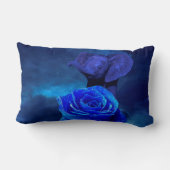 Blauwe olifant en Roos Kussen (Achterkant)