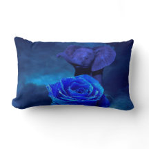 Blauwe olifant en Roos