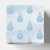 Blauwe Olifant Hete Luchtballon Favor Box Bedankdoosjes (Bovenkant)