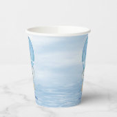 Blauwe Olifant Hete Luchtballon Papier Cups Papieren Bekers (Links)