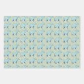 Blauwe olifant inpakpapier vel (Voorkant 3)