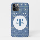 Blauwe Olifant Mandala Case-Mate iPhone Case (Achterkant)