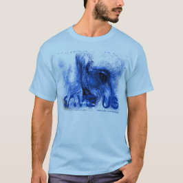 blauwe olifant met traan BESPAAR VS t-shirt