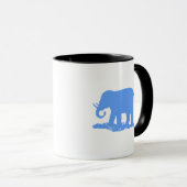 Blauwe olifant mok (Voorkant rechts)