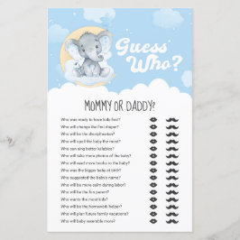 Blauwe Olifant Raad Wie Mama of Papa Spel