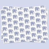 Blauwe olifant Waterverf Tissuepapier