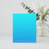 Blauwe Ombre achtergrond (Staand voorkant)