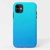 Blauwe Ombre achtergrond Case-Mate iPhone Case (Achterkant)