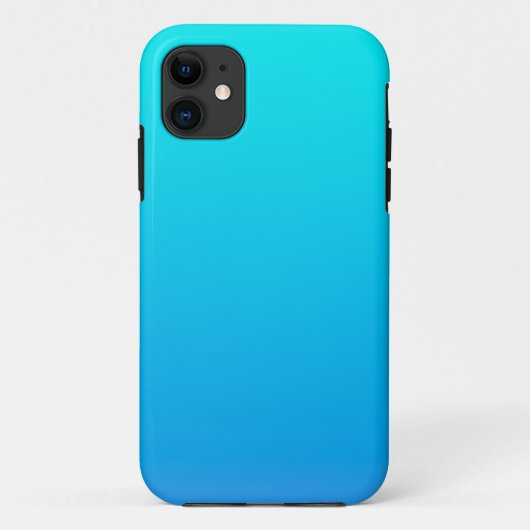 Blauwe Ombre achtergrond Case-Mate iPhone Case (Achterkant)