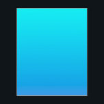 Blauwe Ombre achtergrond Flyer<br><div class="desc">Helderblauwe ombre kleuren.</div>