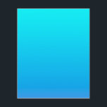 Blauwe Ombre achtergrond Flyer<br><div class="desc">Helderblauwe ombre kleuren.</div>