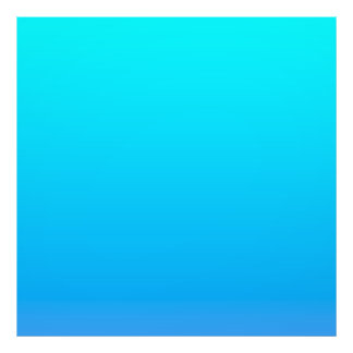 Blauwe Ombre achtergrond Foto Afdruk
