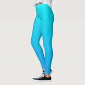 Blauwe Ombre achtergrond Leggings (Links)