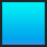 Blauwe Ombre achtergrond Poster<br><div class="desc">Helderblauwe ombre kleuren.</div>