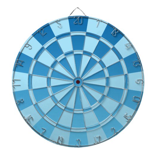 Blauwe Ombre Dartbord (Voorkant)