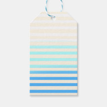 Blauwe Ombre gestreept