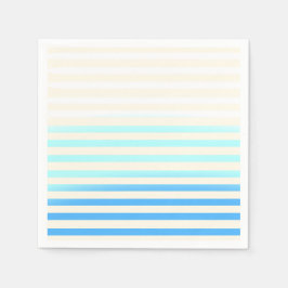 Blauwe Ombre Gestreepte Servetten