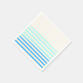 Blauwe Ombre Gestreepte Servetten (Hoek)
