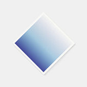 Blauwe Ombre Gradiënt Servet (Hoek)