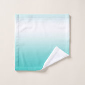 Blauwe ombre gradiënt van de Kleur van de Wisdoek  Bad Handdoek (Wasdoekje)