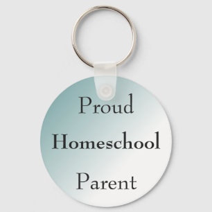 Blauwe Ombre Homeschool ouder Sleutelhanger