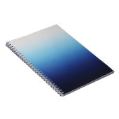 Blauwe Ombre Notitieboek (Rechterzijde)