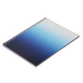 Blauwe Ombre Notitieboek (Linkerzijde)