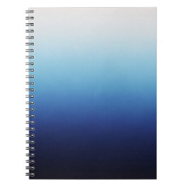 Blauwe Ombre Notitieboek