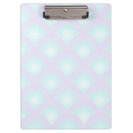 Blauwe Ombre Scallop Klembord