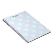 Blauwe Ombre Scallop Notitieboek (Rechterzijde)