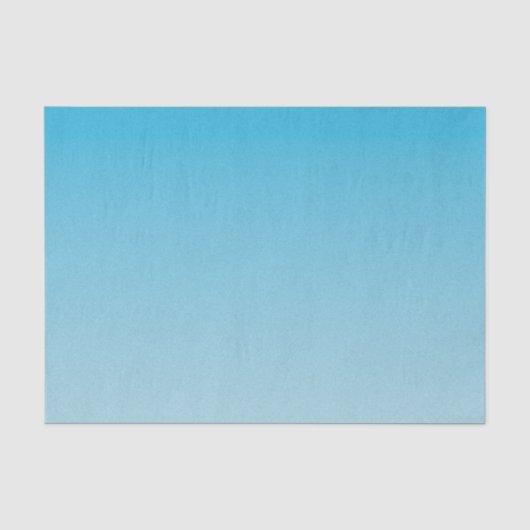 Blauwe Ombre Tissuepapier (Voorkant)