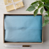 Blauwe Ombre Tissuepapier (Geschenk)