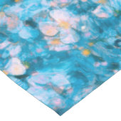 Blauwe onderdrukkers tafelkleed (Gekanteld)