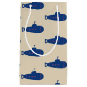 Blauwe onderzeeboot klein cadeauzakje (Voorkant)