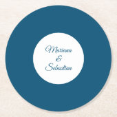 Blauwe Onderzetters Elegant Simple Costar (Voorkant)