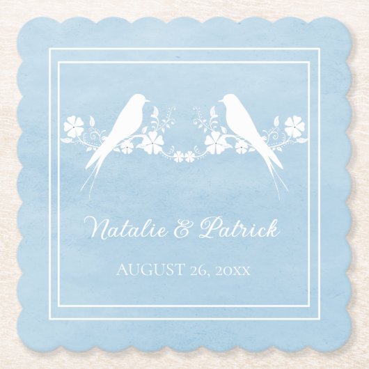 Blauwe Onderzetters voor het bindpapier van een ve (Voorkant)