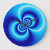 blauwe oneindigheid grote klok (Voorkant)