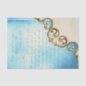  blauwe  ontkoppeling tissuepapier (Voorkant)