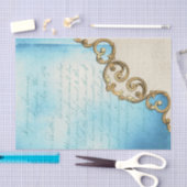  blauwe  ontkoppeling tissuepapier (Craft)