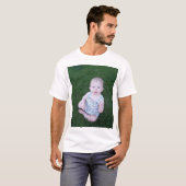 blauwe oogappel t-shirt (Voorkant volledig)