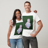 blauwe oogappel t-shirt (Unisex)
