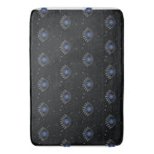 Blauwe oogbescherming tegen slechte energie, kwade badmat (Voorkant Verticaal)