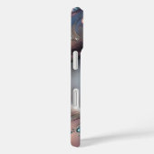 Blauwe oogbol fractale kunst, Case-Mate iPhone case (Achterkant / Rechts)