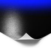 Blauwe oogeclips foto afdruk (Hoek)