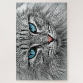 Blauwe oogkat legpuzzel (Verticaal)