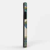 Blauwe oosterse Design met glimlende gezichten Case-Mate iPhone Case (Achterkant/rechts)