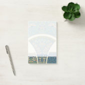 Blauwe oosterse Design met glimlende gezichten Post-it® Notes (Kantoor)