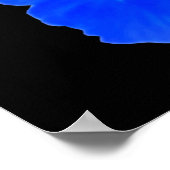 Blauwe Oostindische Kers Print (Hoek)