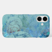 Blauwe opaal Abstract Case-Mate iPhone Case (Achterkant (horizontaal))